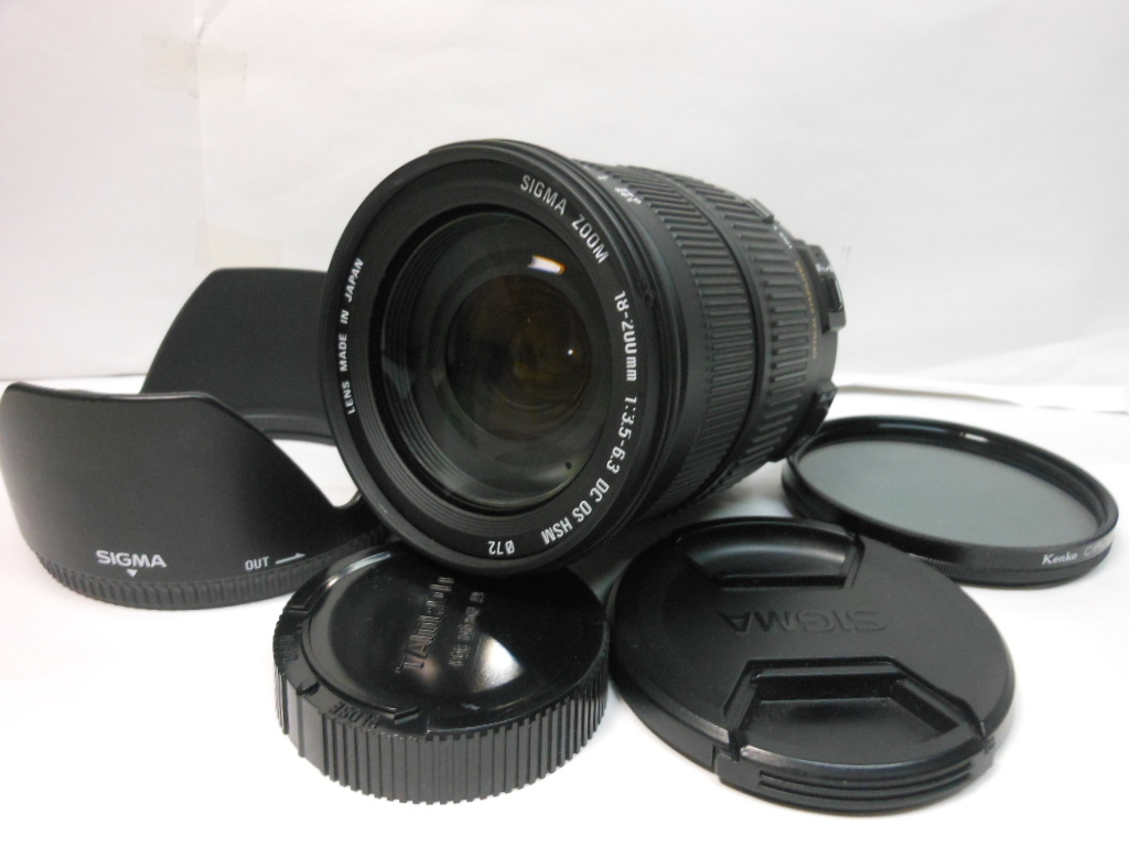 ☆希少極上美品級☆シグマ 　SIGMA　 18-200mm F3.5-6.3 DC OS ＨＳＭ ニコン　Nikon 即日発送