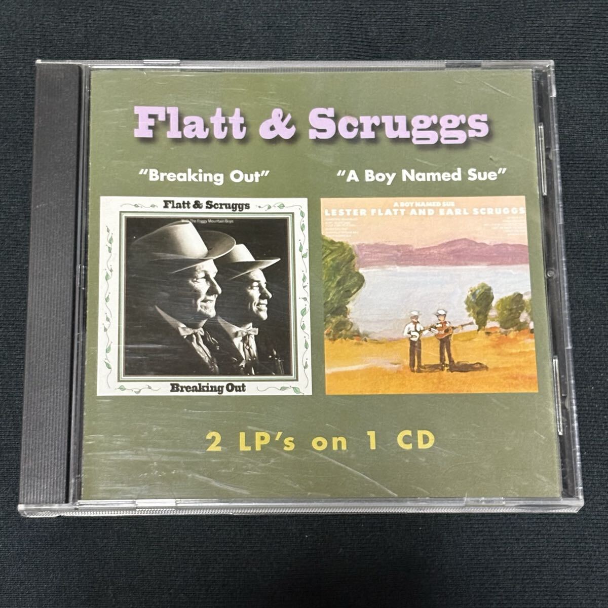 FLATT & SCRUGGS「BREAKING OUT」「A BOY NAMED SUE」2イン1