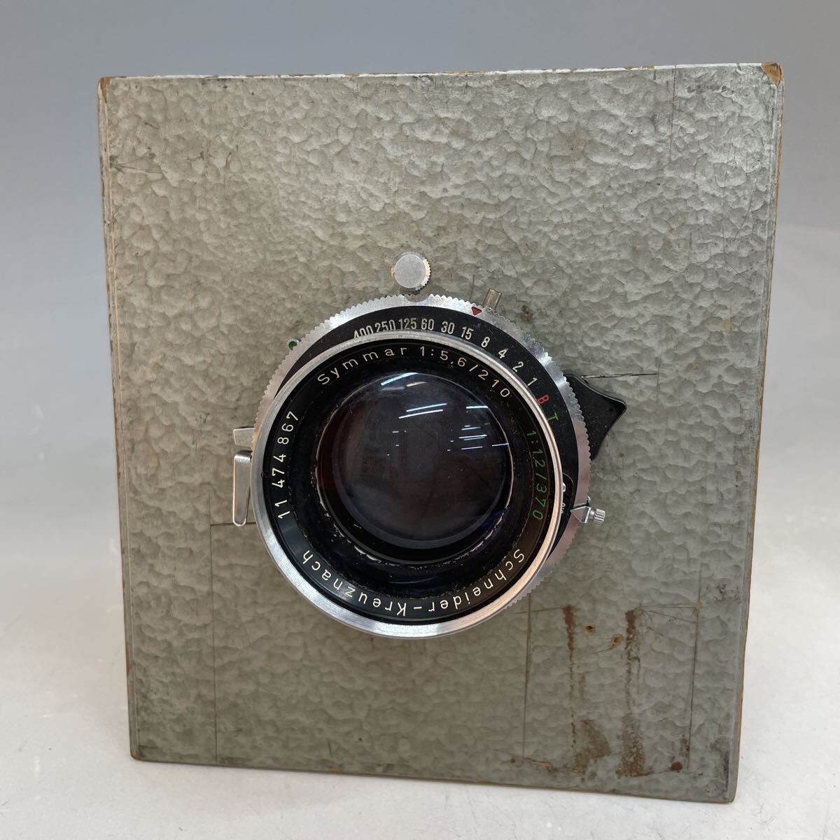 ジャンク/返品不可 シュナイダー・クロイツナッハ Symmar 210mm F/5.6 大判レンズ #i62854 j8