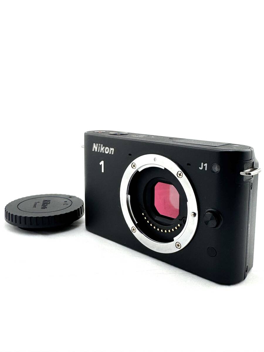 ★極上品★Nikon ニコン 1 J1 ボディ ミラーレス一眼 デジタルカメラ ブラック★　#213