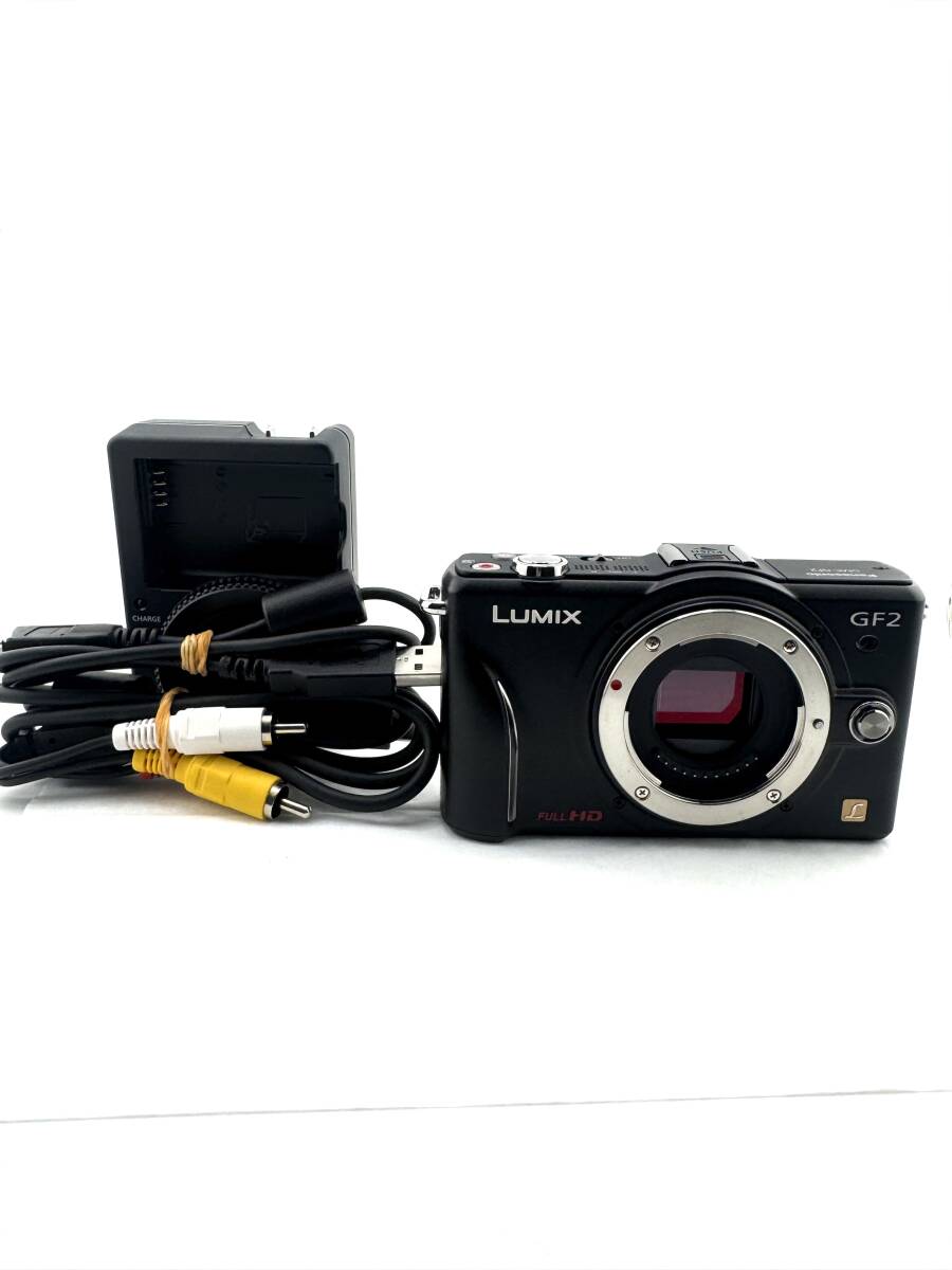 ★極上品★Panasonic パナソニック LUMIX DMC-GF2 ボディ エスプリブラック★動作確認済★　#422