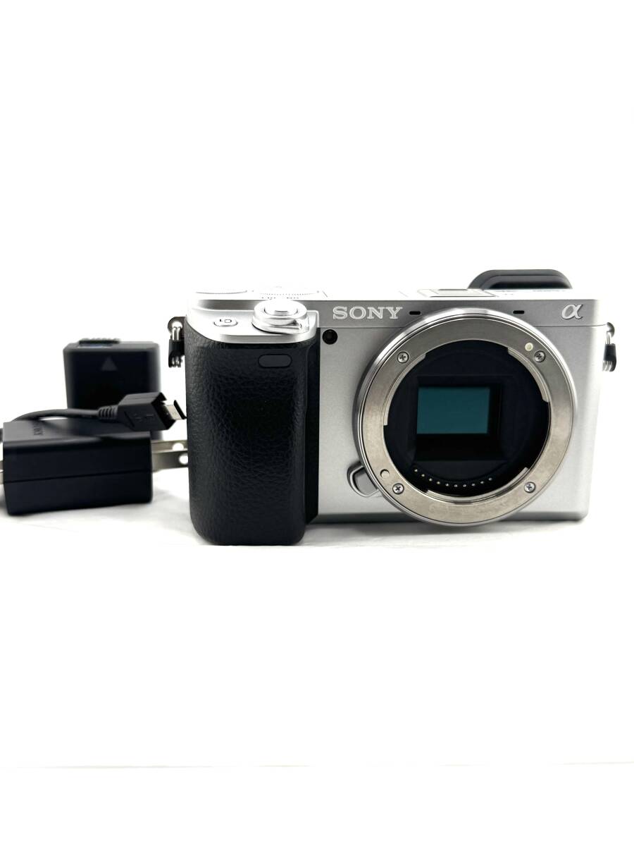 ★極上品★《ショット数1,443回 》α6400 ボディ シルバー ILCE-6400 ミラーレス一眼カメラ★　#427