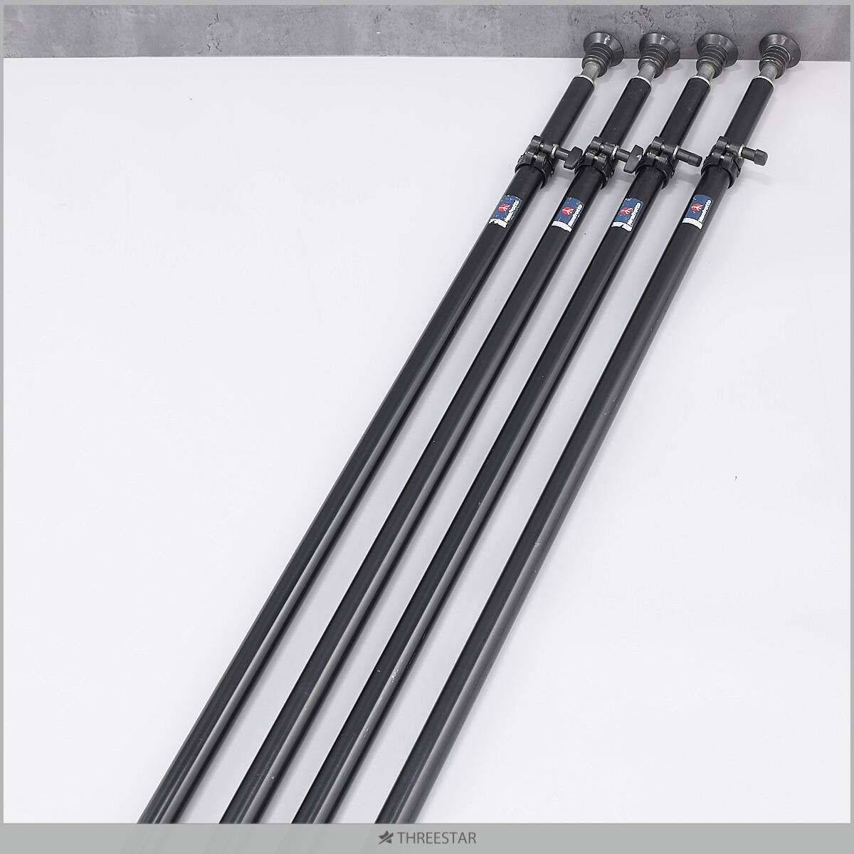 Manfrotto マンフロット 170 ミニポール 4本 セット 175cm-330cm ブラック 配送方法注意事項あり！！【G17】