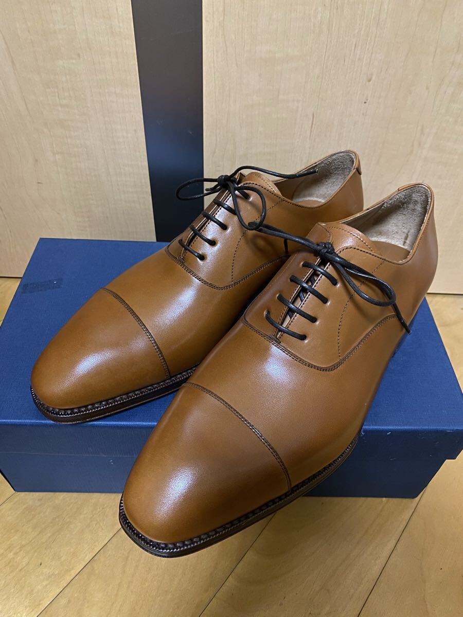 新品　ヤンコ　ストレートチップ　サイズ8 ブラウン　YANKO 26.5cm 