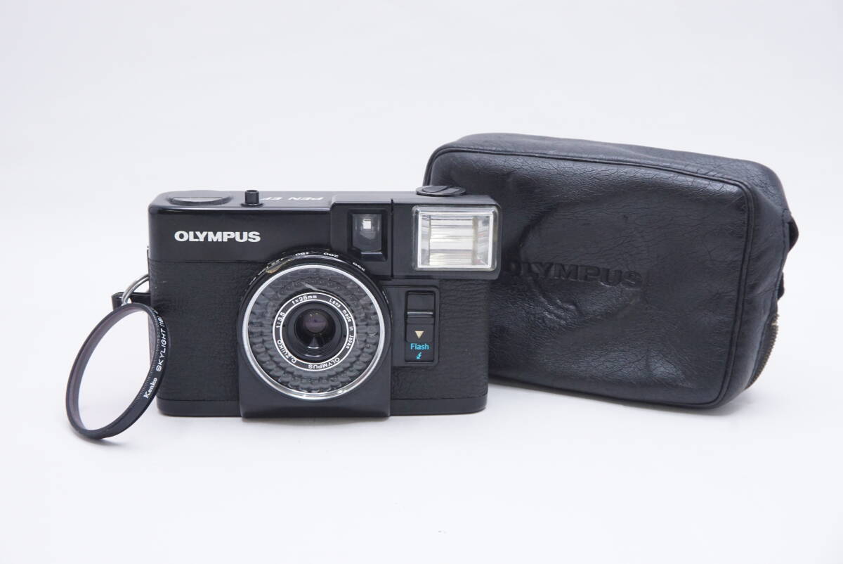 ☆OLYMPUS オリンパス PEN EF ブラック 訳あり (フィルター,ケース付)