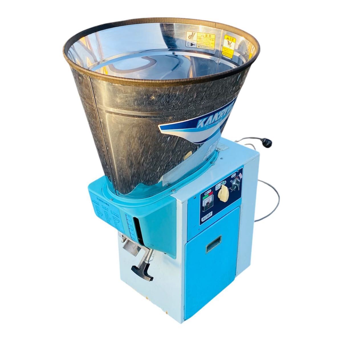 カンリウ工業 循環式精米機 RE387 三相」200V 中古 