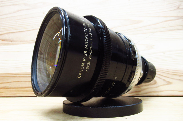 埼玉県蓮田市保管 見学可能 稀少 CANON キャノン K-35 MACRO ZOOM LENS K5×25 25-120mm T2.8 マイクロズームレンズ 現状品 管理8k0107I-J1