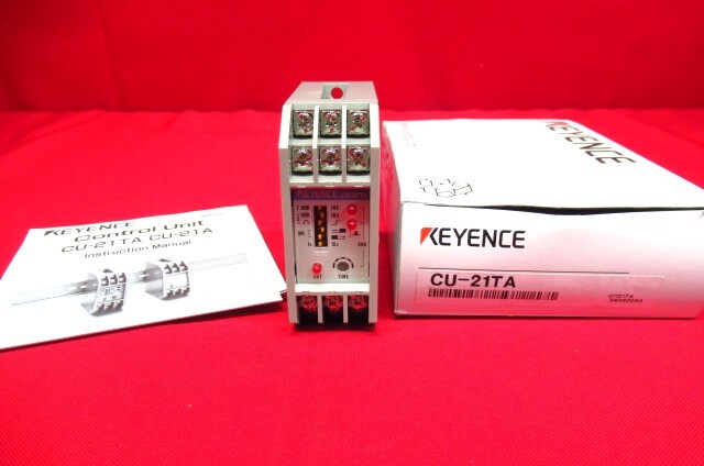 KEYENCE キーエンス センサコントロールユニット CU-21TA 説明書 元箱あり 現状品 管理8KH0108F-YP