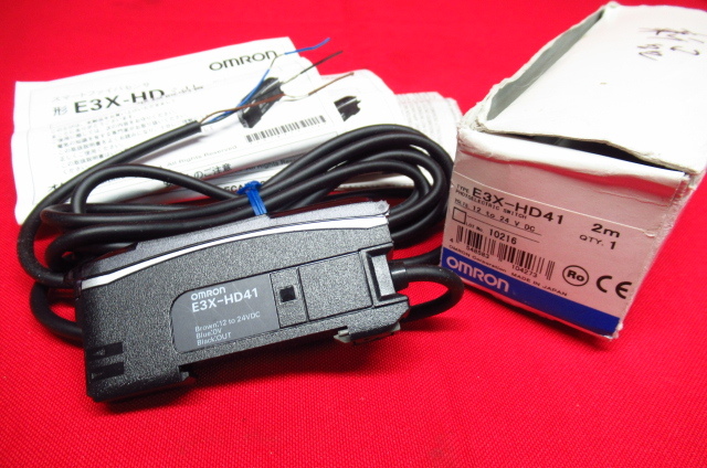 未使用 OMRON オムロン E3X-HD41 スマートファイバアンプ コード引き出しタイプ 2m 管理8KH0115K-F3