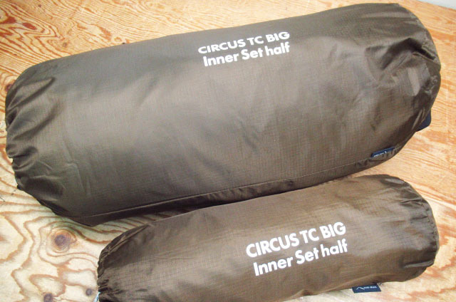 2点セット tent-Mark DESIGNS テンマクデザイン Circus TC BIG サーカス Inner Set Half キャンプ アウトドア 現状品 管理8S0128O-D4