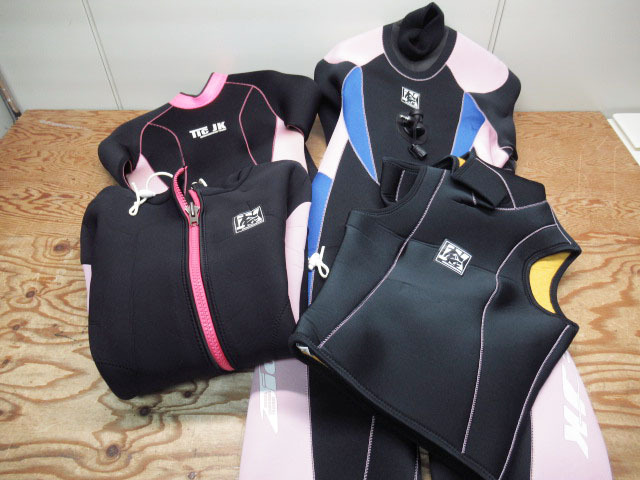 スーツセット SAS Tic JK ウェットスーツ ドライスーツ パーカー フードベスト ダイビング 管理8S0106J-H2