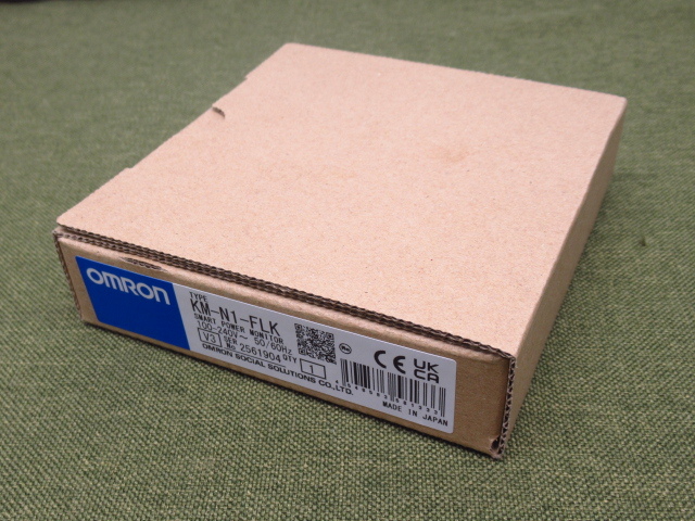 未使用 omron オムロン KM-N1-FLK 小型電力量モニタSMART POWER MONITOR 管理8H0114L-YP