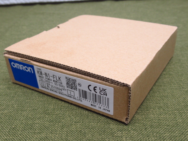 未使用 omron オムロン KM-N1-FLK 小型電力量モニタSMART POWER MONITOR 管理8H0114O-YP