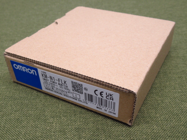 未使用 omron オムロン KM-N1-FLK 小型電力量モニタSMART POWER MONITOR 管理8H0114P-YP