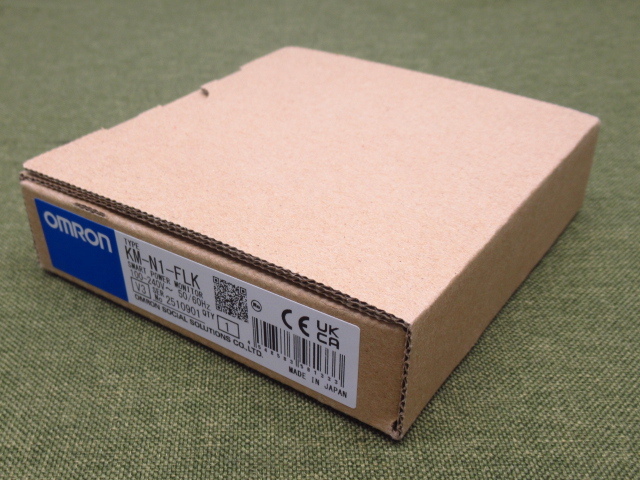 未使用 omron オムロン KM-N1-FLK 小型電力量モニタSMART POWER MONITOR 管理8H0114R-YP