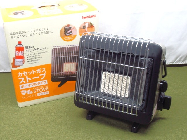 Iwatani イワタニ CB-CGS-PTB カセットガスストーブ 暖房器具 管理8H0122A-A7