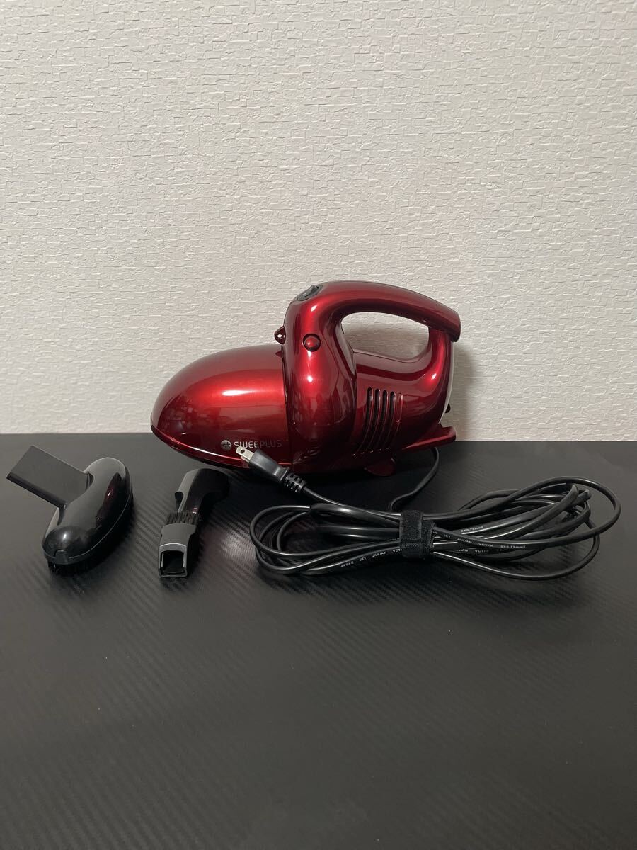 コード式/CCP SWEEPLUS/ハンディクリーナー/カーディナルレッド/掃除機/2021年製/CT AC64 RS