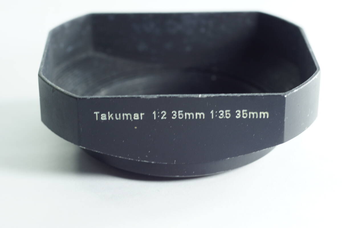PHmini-02『並品』 TAKUMAR 35 2 35 3.5 Takumar 35mm F2 F3.5 四角レンズフード メタルフード LENS HOOD SHADE