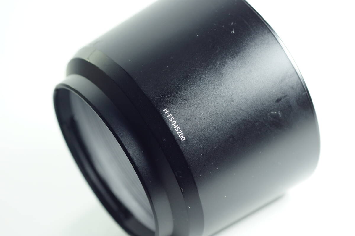 PH7群『並品』 Panasonic LUMIX H-FS045200 ルミックスG VARIO 45-200mmF4-5.6用　パナソニック レンズフード HOOD SHADE