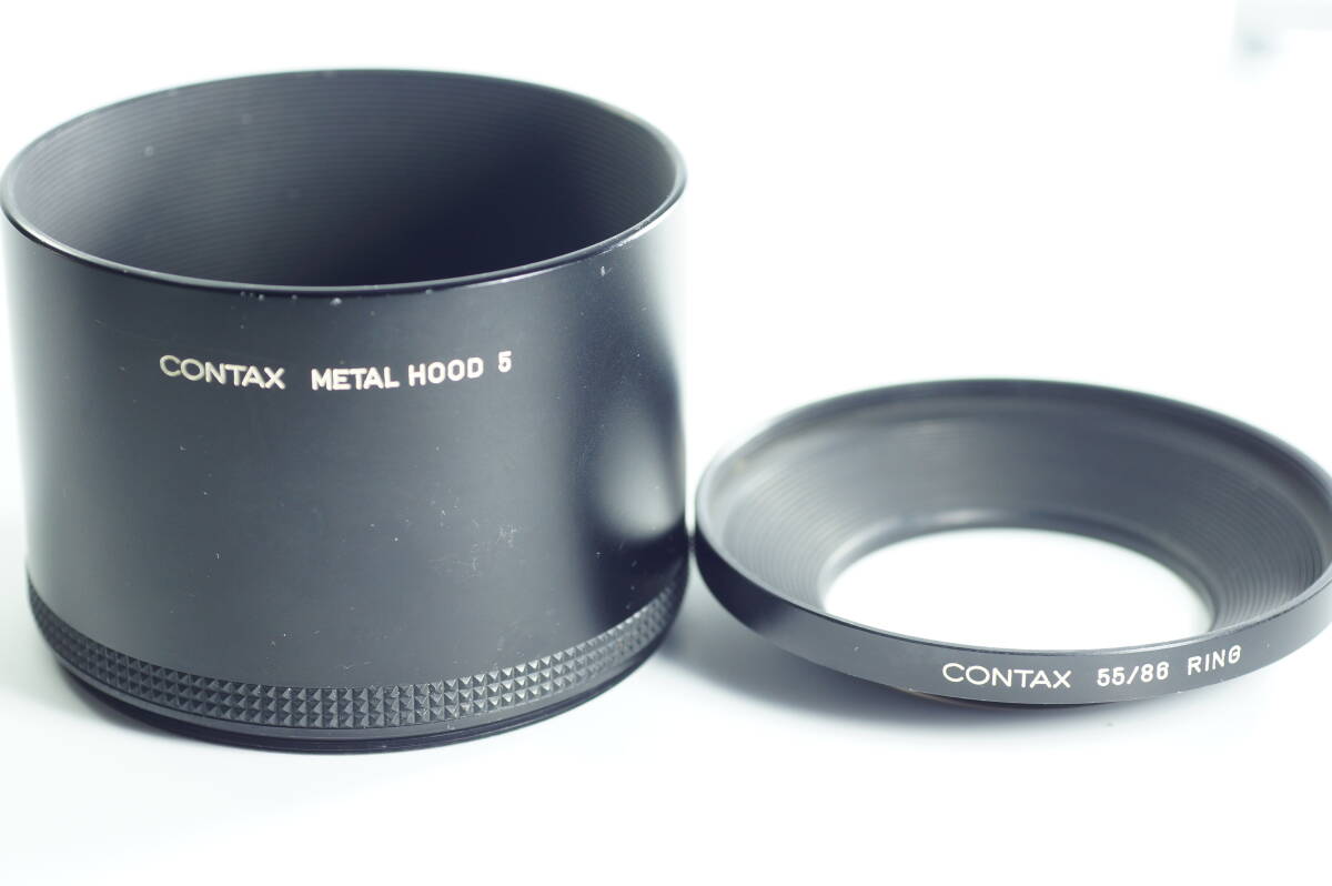 PH BIG3『並品』CONTAX 55／ 86 RING コンタックス 55 ／86 リング METAL HOOD 5 レンズフード SHADE