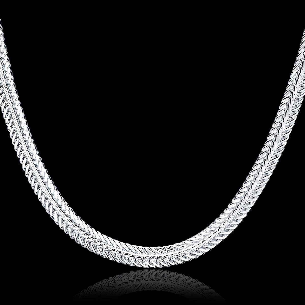 新品★送料無料★銀の鎖 喜平チェーンパンクメンズプラチナ仕上925シルバーネックレス 誕生日プレゼント旅行連休冬新春ギフト国内発送