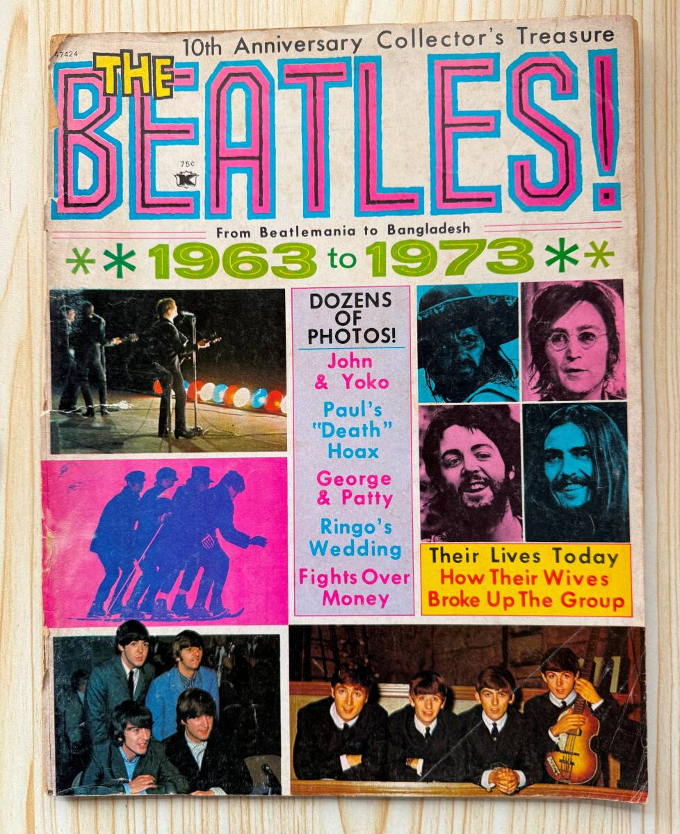 【古本】The Beatles 10th Anniversary Collectors Treasure 1972