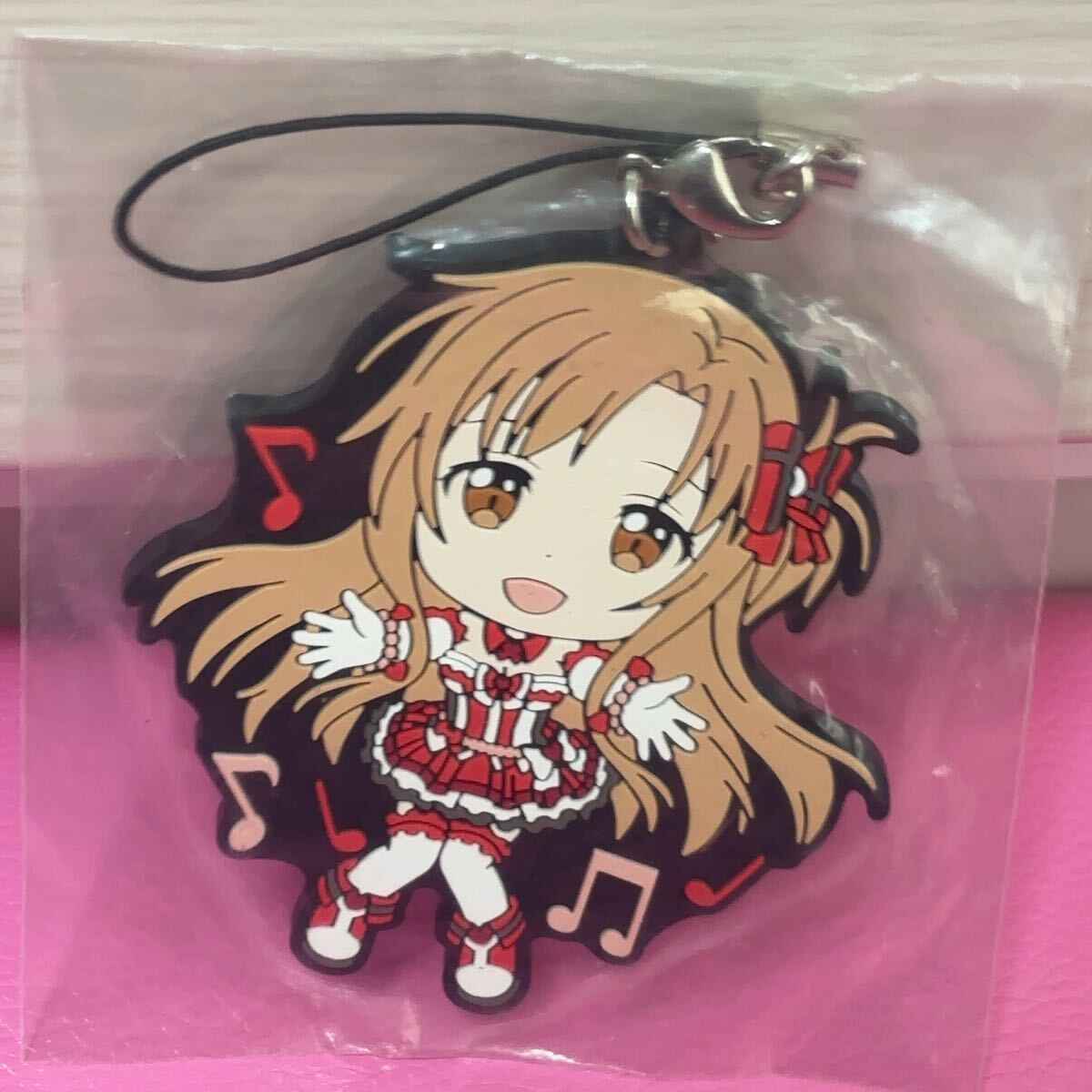 ●ソードアートオンライン アスナ ラバーストラップ