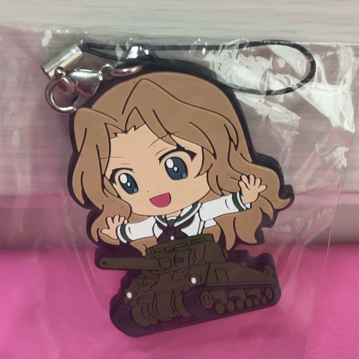 ●ガールズ＆パンツァー ケイ ラバーストラップ