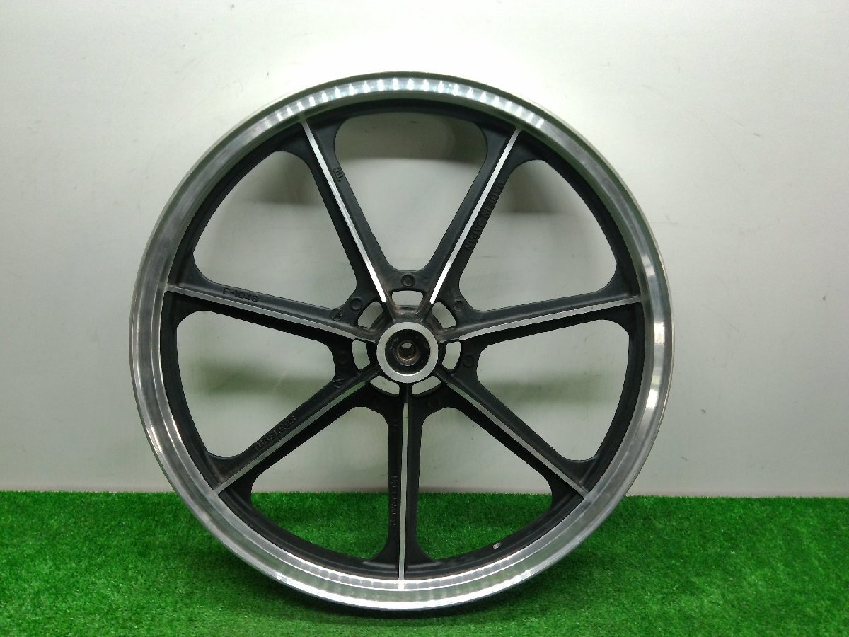 Z8B13 当時物 Z400FX E4？フロントホイール 2 美品 F-1049 希少 Z500FX Z550FX T BHN