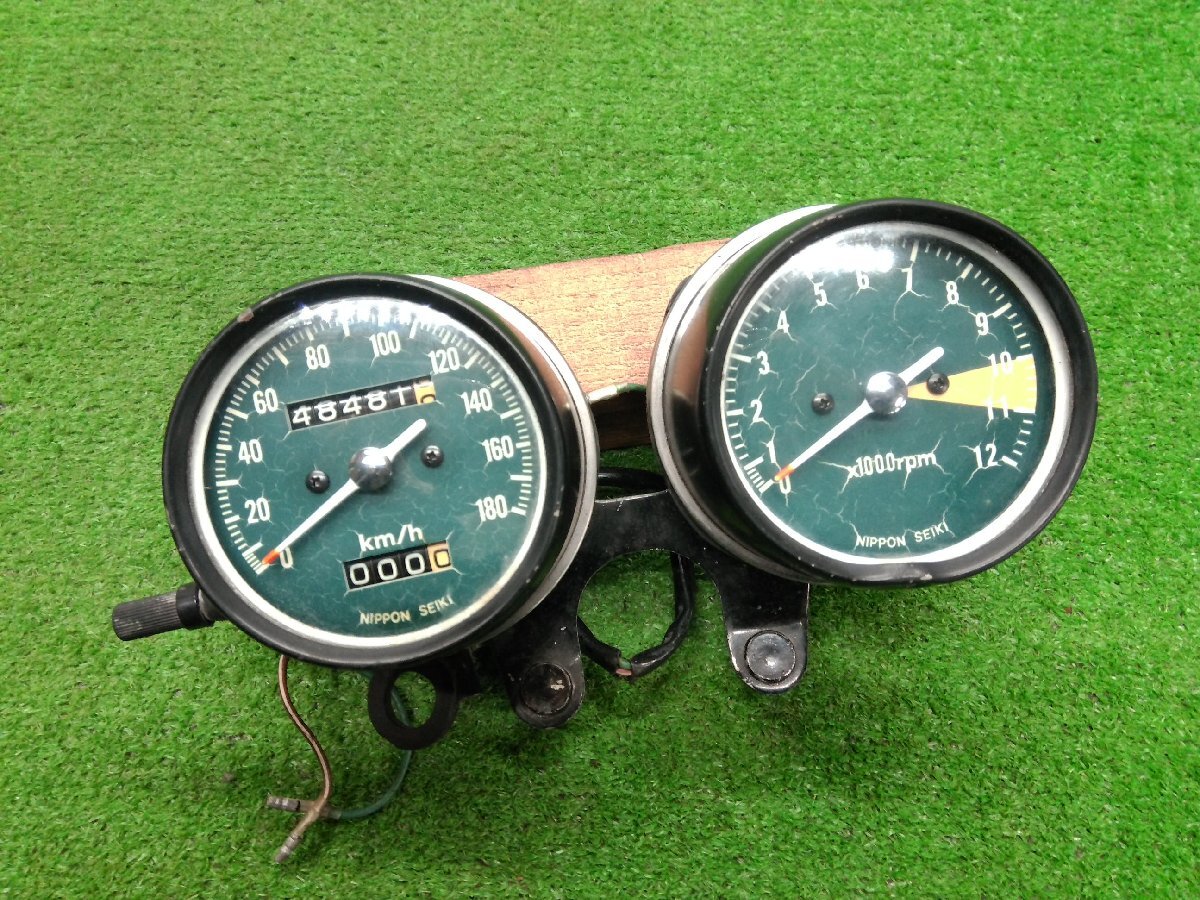 Z8B23 CB350F CB350four スピード・タコメーターセット 当時物 T BHN