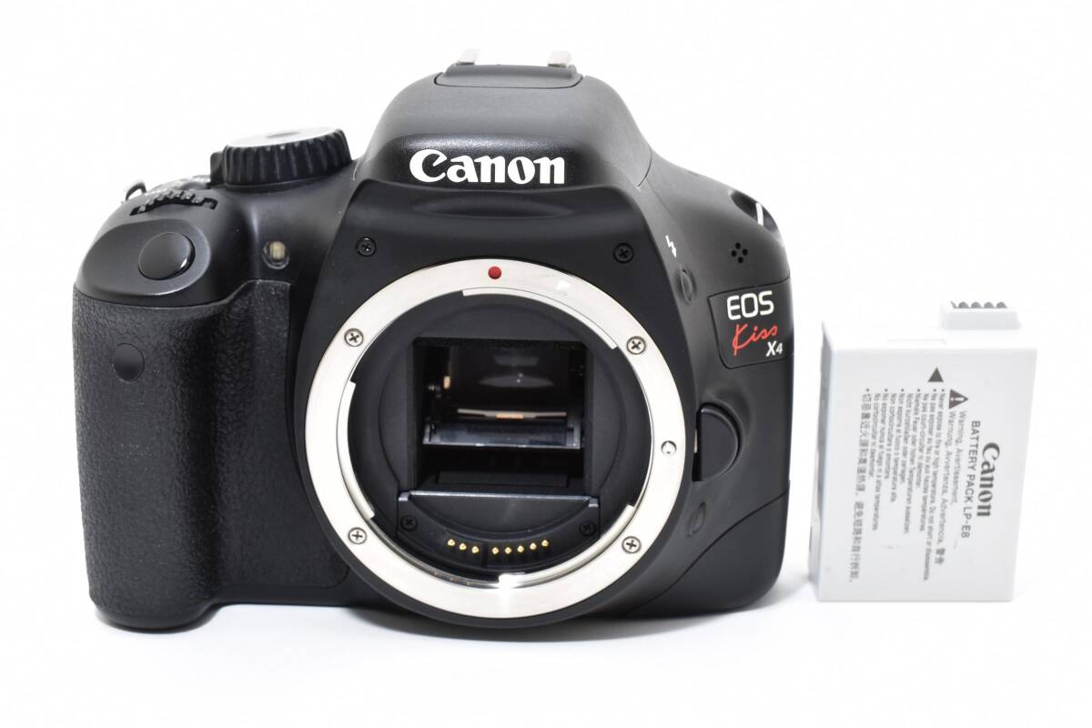 ★美品 ショット数:1,470回 1%★ Canon キャノン EOS Kiss X4 ボディ デジタル一眼レフカメラ ＃3699