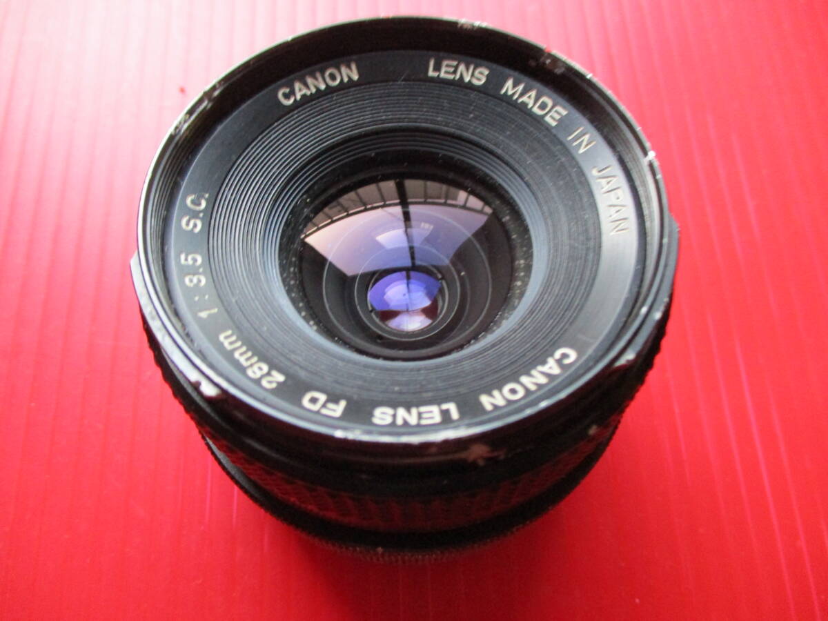 Canon レンズ　FD28mmF3.5SC