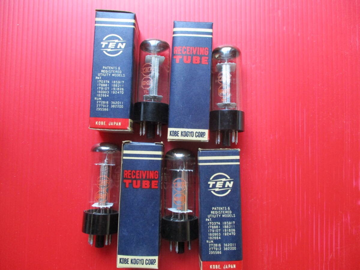テン真空管 6G-KJ7 ４本 元箱つき