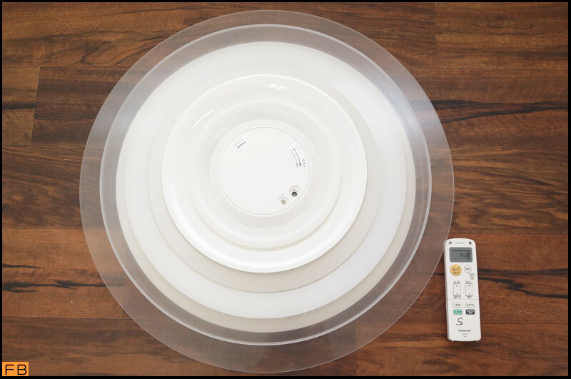 税込◆Panasonic◆LEDシーリングライト HH-LC720A リモコン(HK9489)付 ～12畳 調光 住宅用照明器具 パナソニック-1125