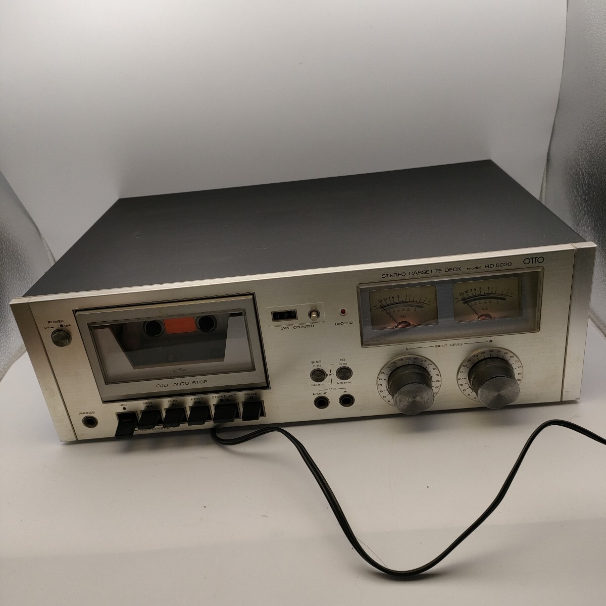 ★OTTO オットー ステレオカセットデッキ RD5030 三洋電機 SANYO CASSETTE DECK ビンテージ 【通電確認済み】