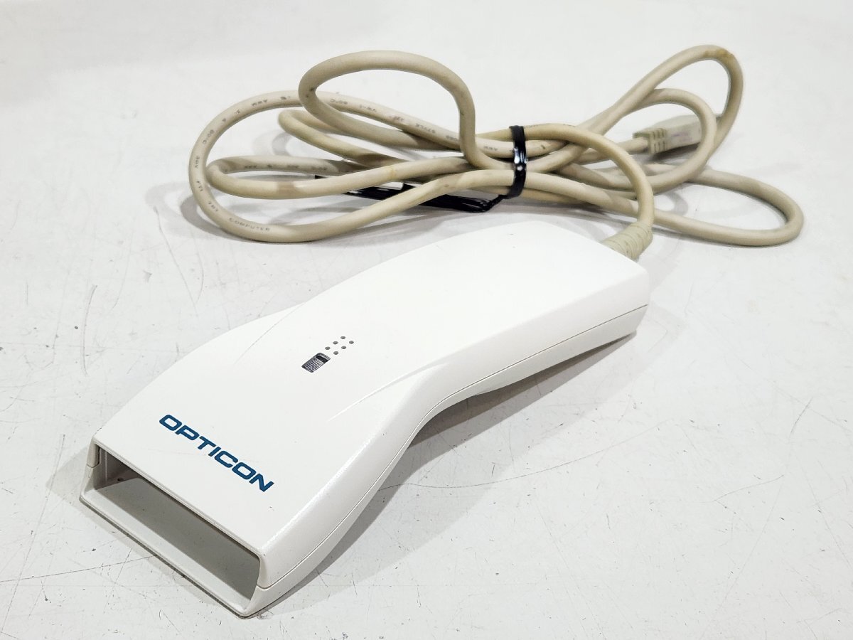 [現状品] OPTICON ハンディレーザスキャナ OPL-6845R バーコード RoHS準拠 USB接続 1個
