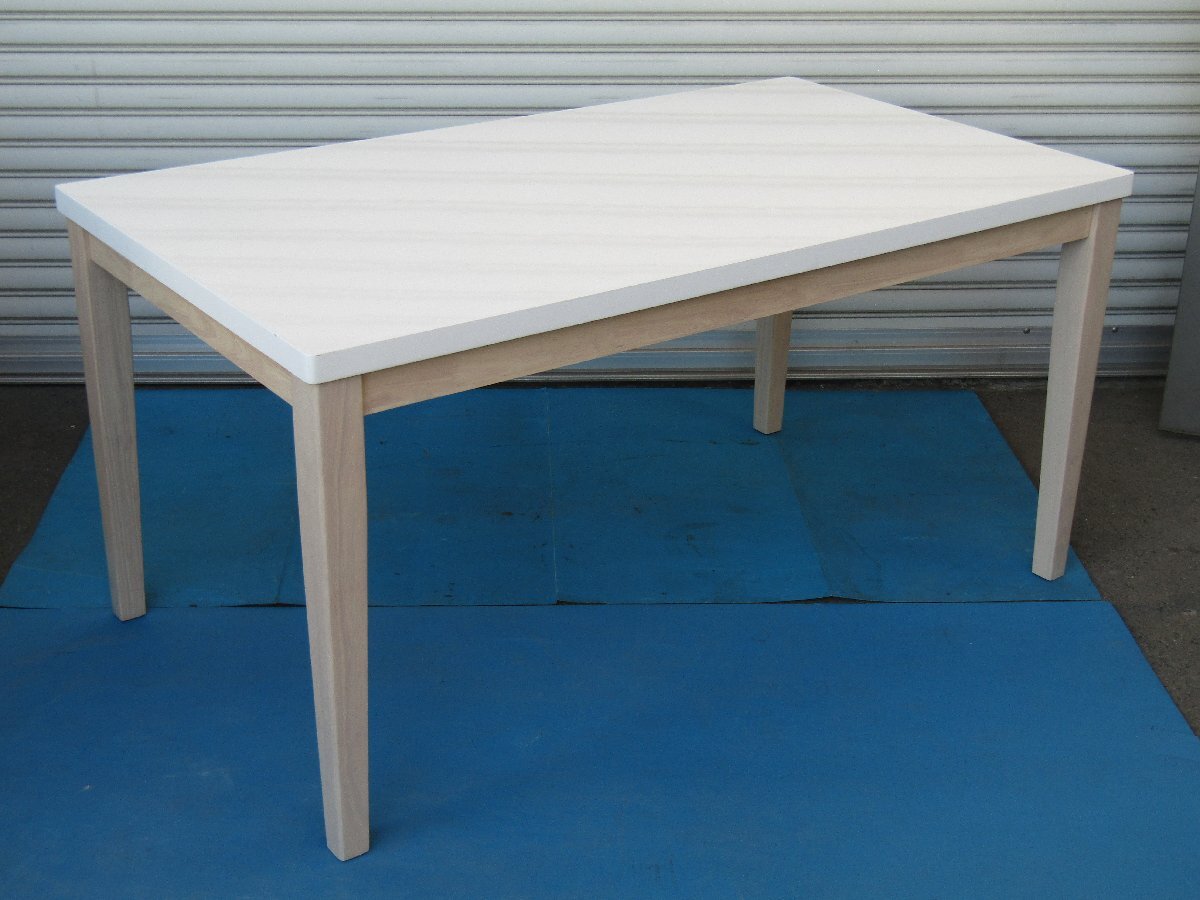 【中古】関家具 ダイニングテーブル 140cm幅 DT140 スペードII 食卓テーブル リビング ダイニング用 カフェテーブル