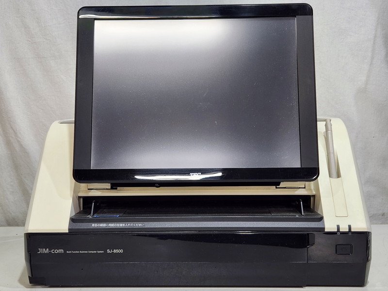 [現状品] 東芝テック TEC 事務コン SJ-8500-R OS無し Celeron/メモリ4GB/HDD640GB(320GBx2) キーボード/専用ペン付 通電・BIOS確認OK (1)