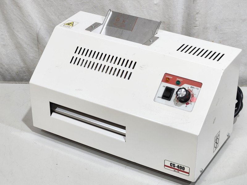 [現状品] アイアンドディ Ai＆Di 貼り付け 剥離機 CS-400 Id Sheet IDカード IDシート 通電確認のみ