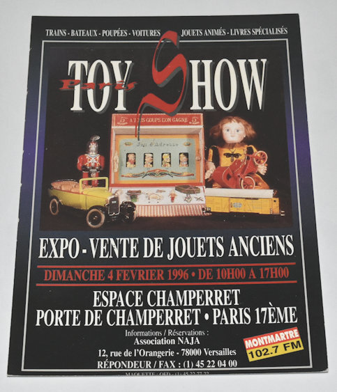 絵葉書　TOY SHOW 　アンティーク　おもちゃ市　フランス製