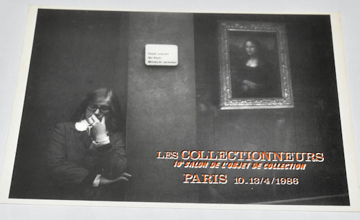 絵葉書　LE JOCONDE（モナリザ） ET GARDIENNE 　フランス製