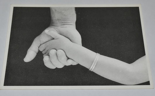 絵葉書　 親子　フランス製