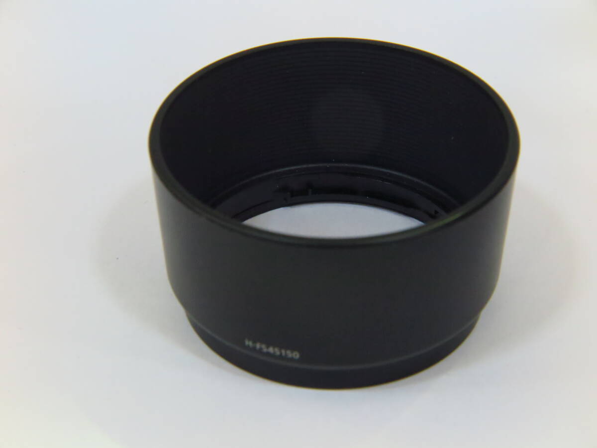 Panasonic パナソニック LUMIX G VARIO 45-150mm / F4.0-5.6 ASPH. / MEGA O.I.S.用フード 中古品