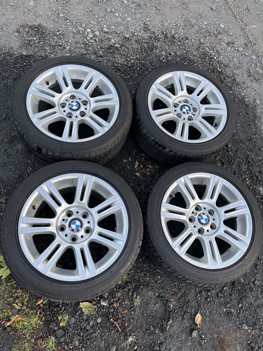 BMW 純正17インチ Mスポーツアルミホイール 4本E90-E91 PCD120 引き取り可能 