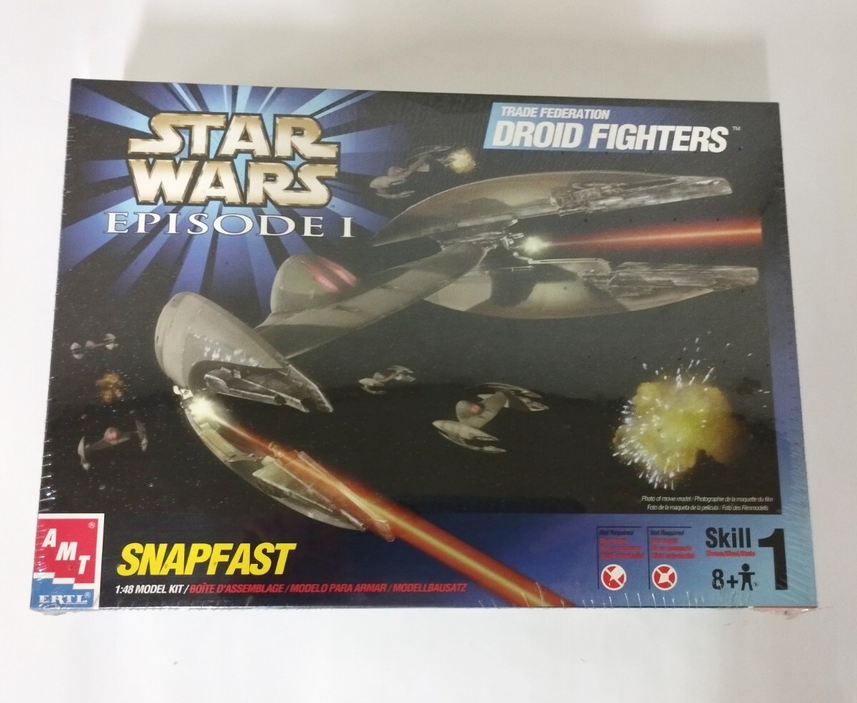 ★　スターウォーズ　AMT　ドロイド　ファイター　1/48　スナップキット　★