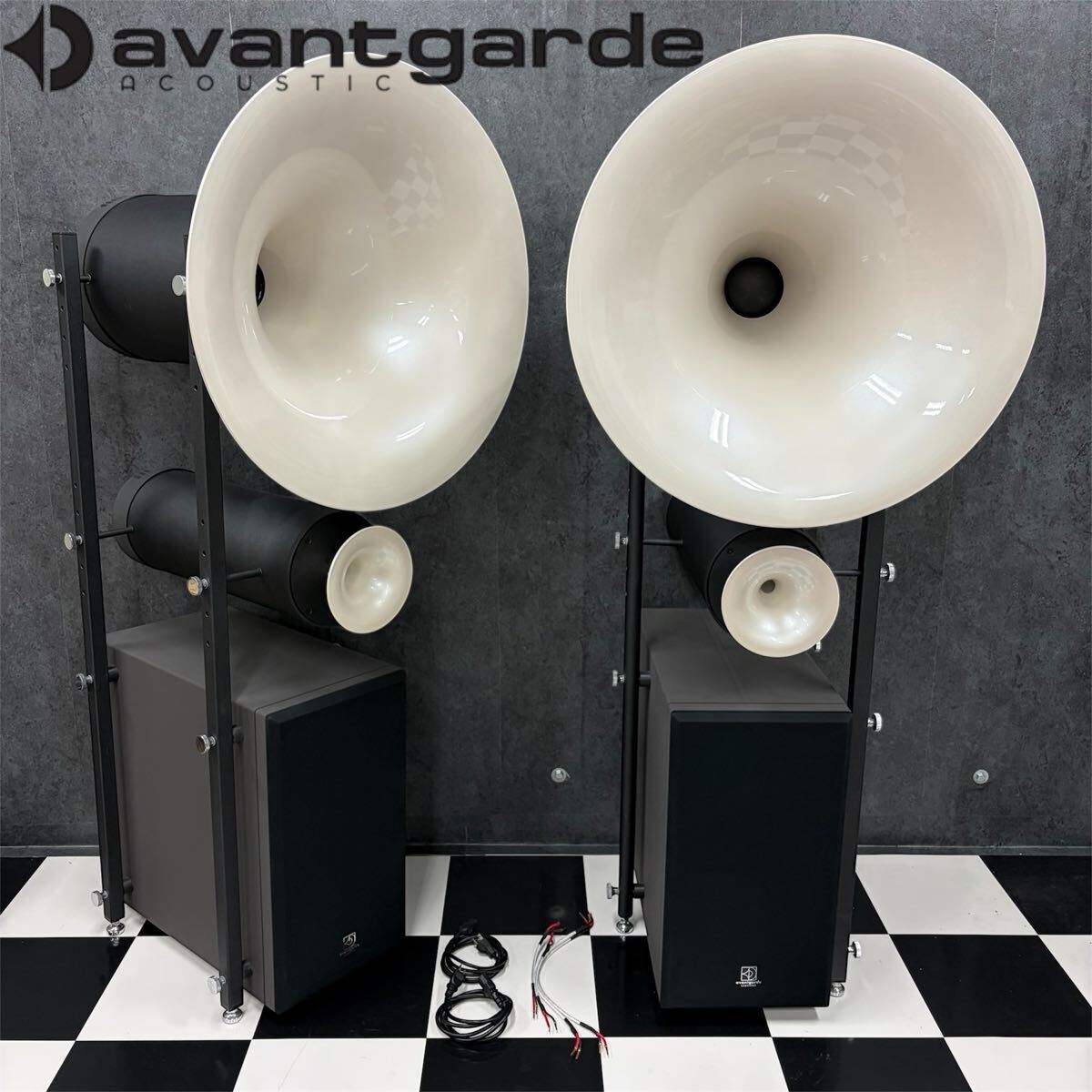 ☆希少☆ avantgarde Acoustic DUO アバンギャルド アコースティック デュオ SUB225CTRL ホーンスピーカーシステム スピーカー ペア