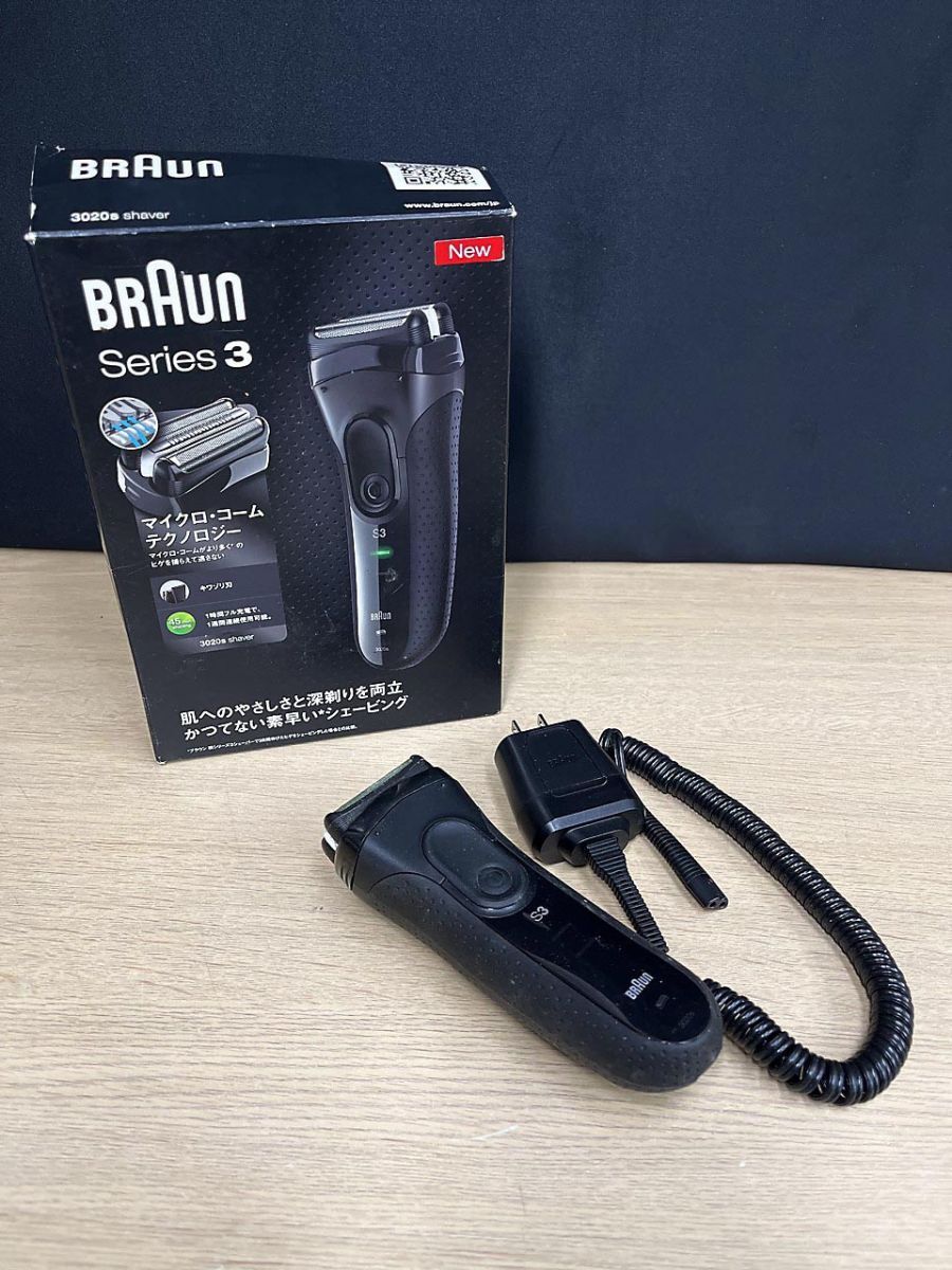【現状品】 BRAUN ブラウン 電気シェーバー series3 3020ｓ