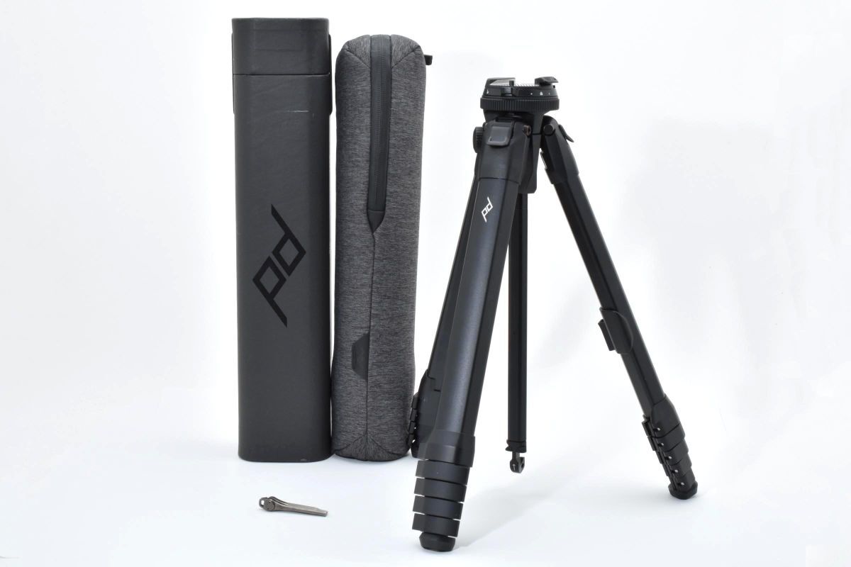 ★美品★ ピークデザイン Peak Design トラベル トライポッド アルミニウム 三脚 TT-CB-5-150-AL-1 ARYM5327#324