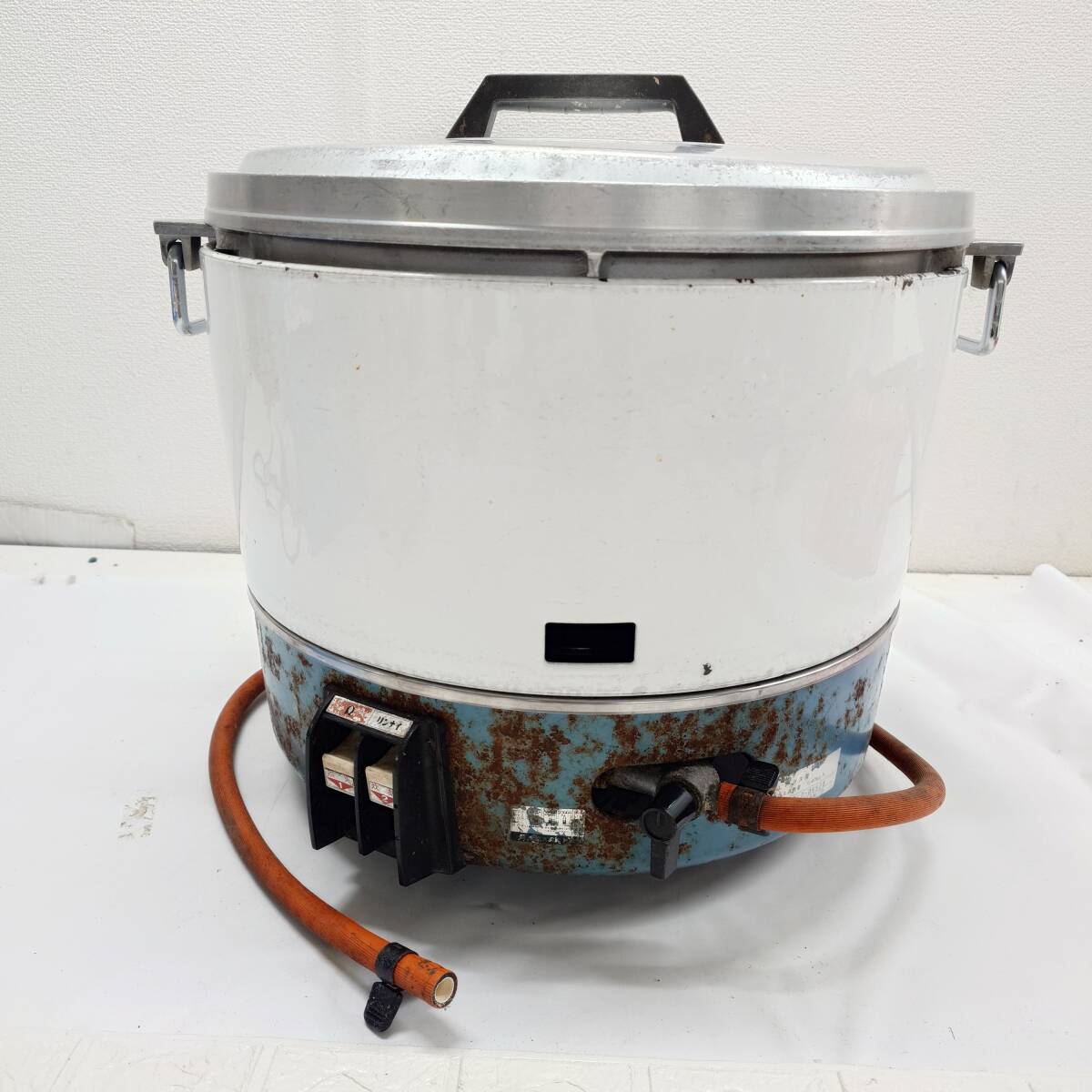 ★【在庫処分価格】リンナイ 業務用ガス炊飯器 LPガス用 30号 6.0L/3升 中古 現状品☆1-301J