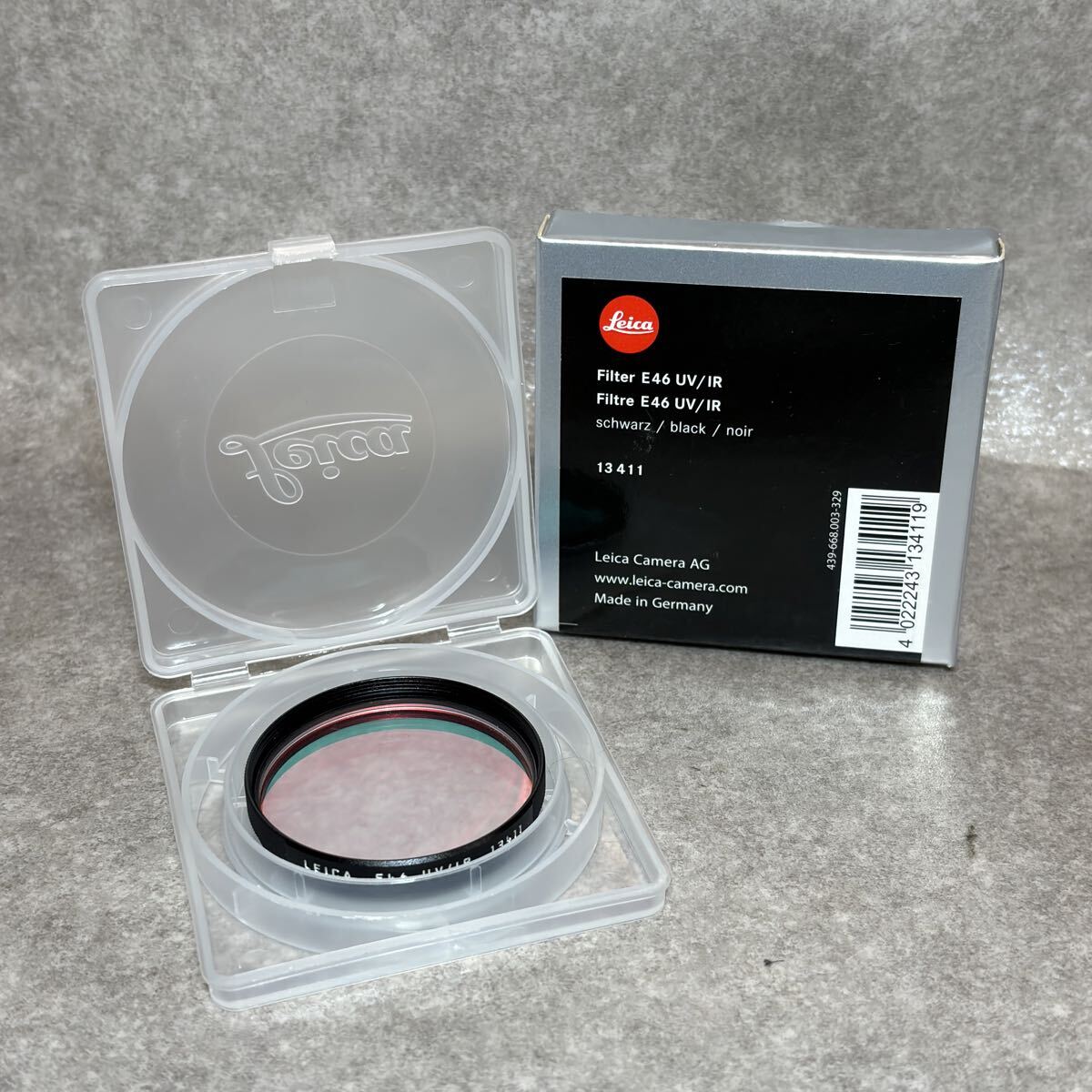8 - 25 ）Leica ライカ　フィルター　E46 UV/IR 13411